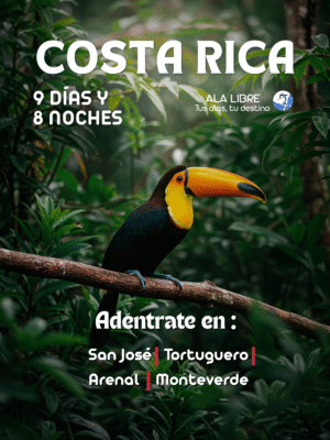 COSTA RICA LA GARZA AZUL 9 DÍAS 8 NOCHES |Disfruta de la pura vida|
