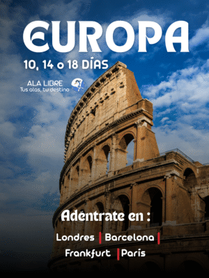 EUROPA LECHUZA BLANCA 10/14/18 DÍAS (EXTENDIBLE) |Lo más icónico de Europa|
