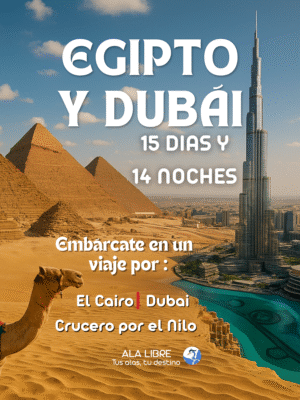 EGIPTO - DUBÁI RUTA DEL CHORLITO DORADO 15 DÍAS 14 NOCHES |Vive los secretos de Egipto|