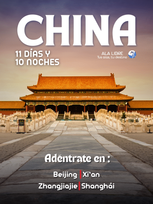 CHINA DANZA DEL PAVOREAL DORADO 11 DÍAS 10 NOCHES |La ruta de los secretos orientales|