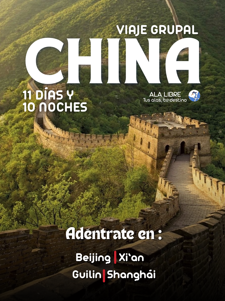CHINA FAISÁN DORADO 11 DÍAS 10 NOCHES |VIAJE GRUPAL16 A 26 MARZO 2026|