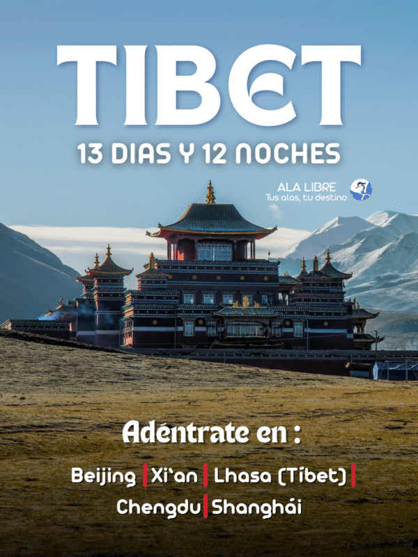 CHINA - TIBET LA CHOVA PIQUIRROJA 13 DÍAS 12 NOCHES |Viaja al corazón de Asia|