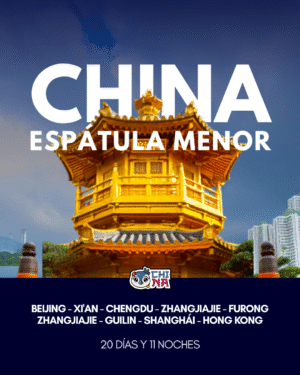 CHINA ESPATULA MENOR 20 DÍAS 19 NOCHES